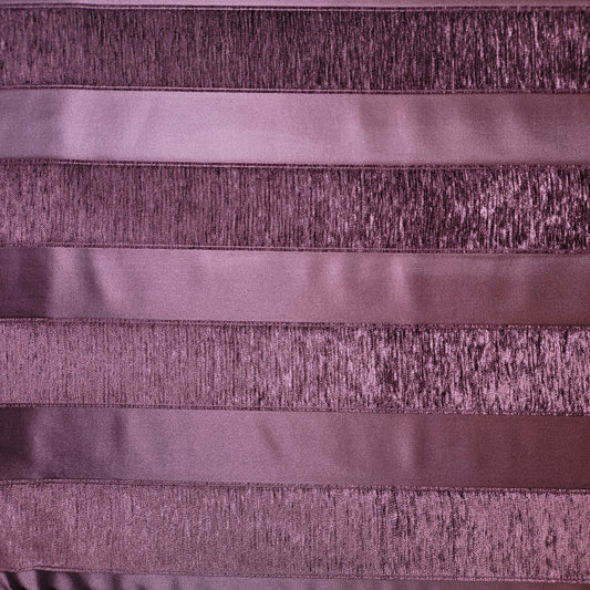 * Clearance * Geometric Stripes & Tartan Chenille Tapestry-Inspired Medium to Heavyweight Curtain & Upholstery Fabrics – 58" Wide",  Sold by the Meter (Wine Stripe Chenille Velvet)