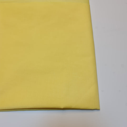 Textile Station, Kanariengelb, 111,8 cm breit, hochwertiges Polycotton, unifarbener Stoff, Futter, Schneiderstoff, Drapierungsstoff, Dekorationsstoff