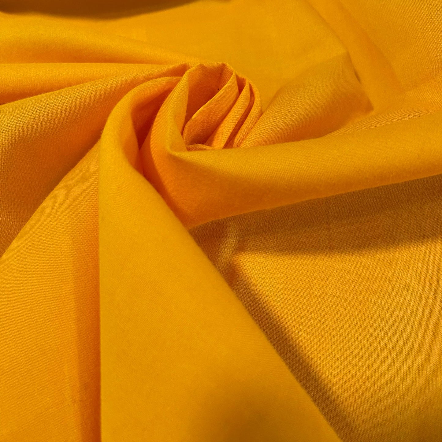 Yellow 100% Cotton Lawn Voile Fabric Soft Dress Craft Lining Material 58" By The Meter