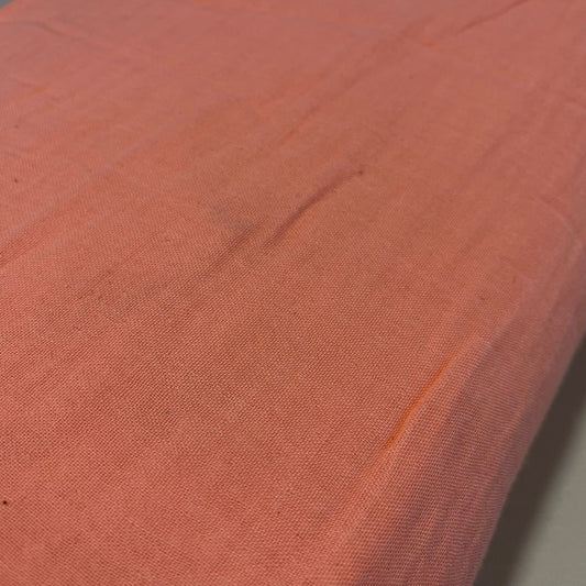 Apricot Double Gauze 100% Cotton Fabric Dress Double Cloth Muslin Material By The Meter 58" Wide