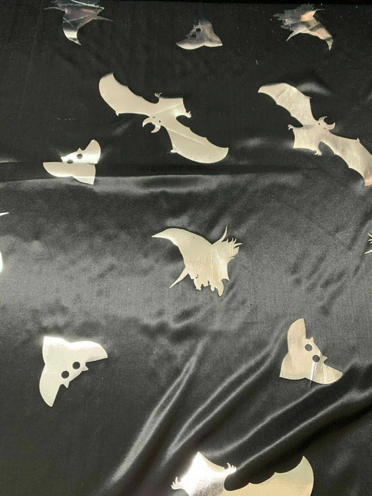 bat print halloween fabric uk