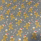 Polycotton Festive Christmas Décor Dress Craft Fabric Xmas Material 44" Wide By The Meter