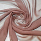 Chocolate Chiffon Sheer Fabric Plain Soft Polyester Wedding Arch Dress Craft Material 44" By the Meter