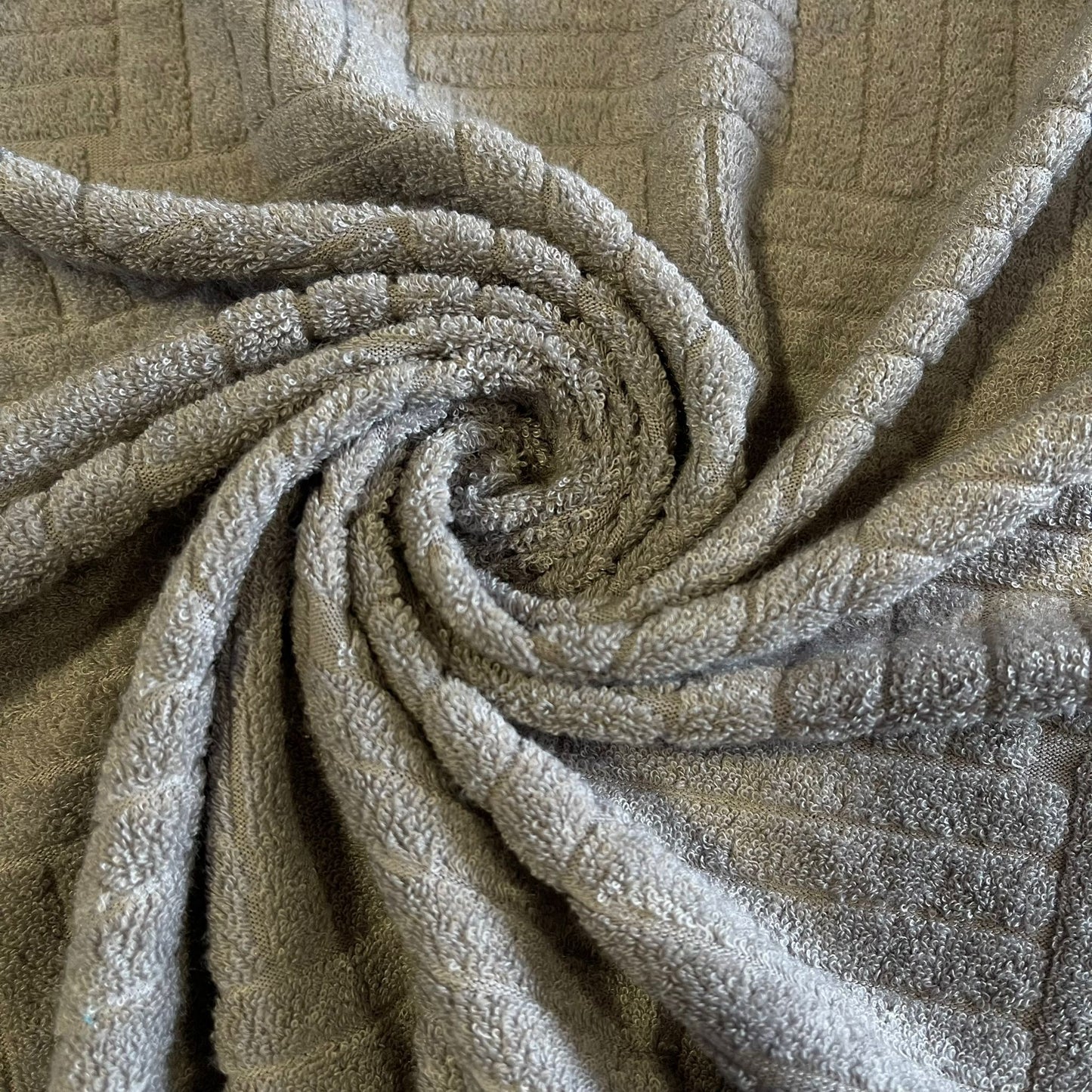 Towelling Fabric Textured Terry Cloth Soft Absorbent Towel Craft Material 58" Wide By The Meter