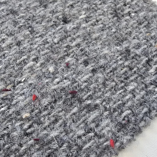 Grey Salt & Pepper Italian Wool Blend Fabric – Premium Coat, Jacket, Dress & Costume Material – 58" Wide