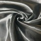 Luxury Poly Silk Satin Fabric | 58" (147cm) Wide Smooth Shiny Plain Material for Dressmaking, Crafts & Weddings â€“ Sold by the Metre