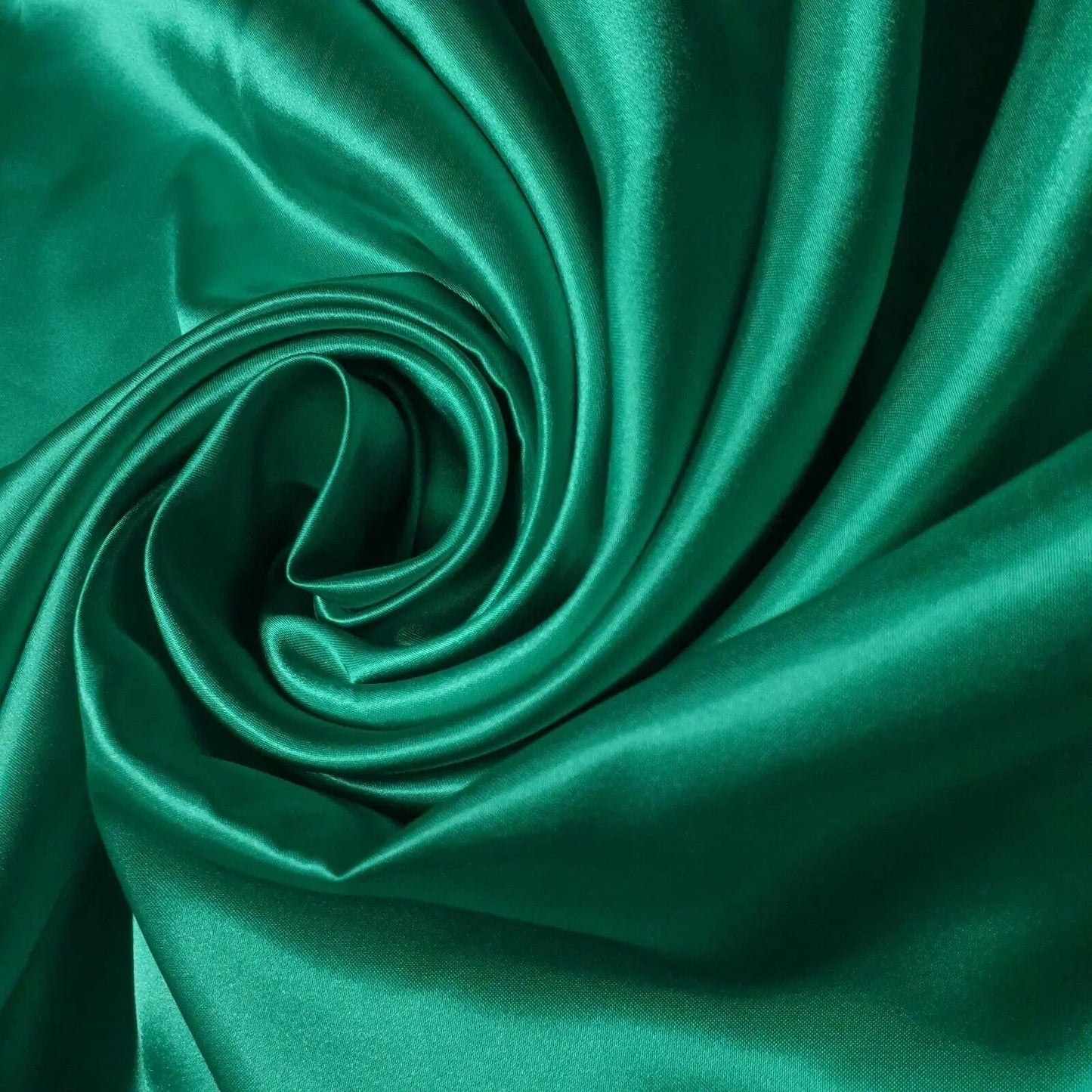 Luxury Poly Silk Satin Fabric | 58" (147cm) Wide Smooth Shiny Plain Material for Dressmaking, Crafts & Weddings â€“ Sold by the Metre