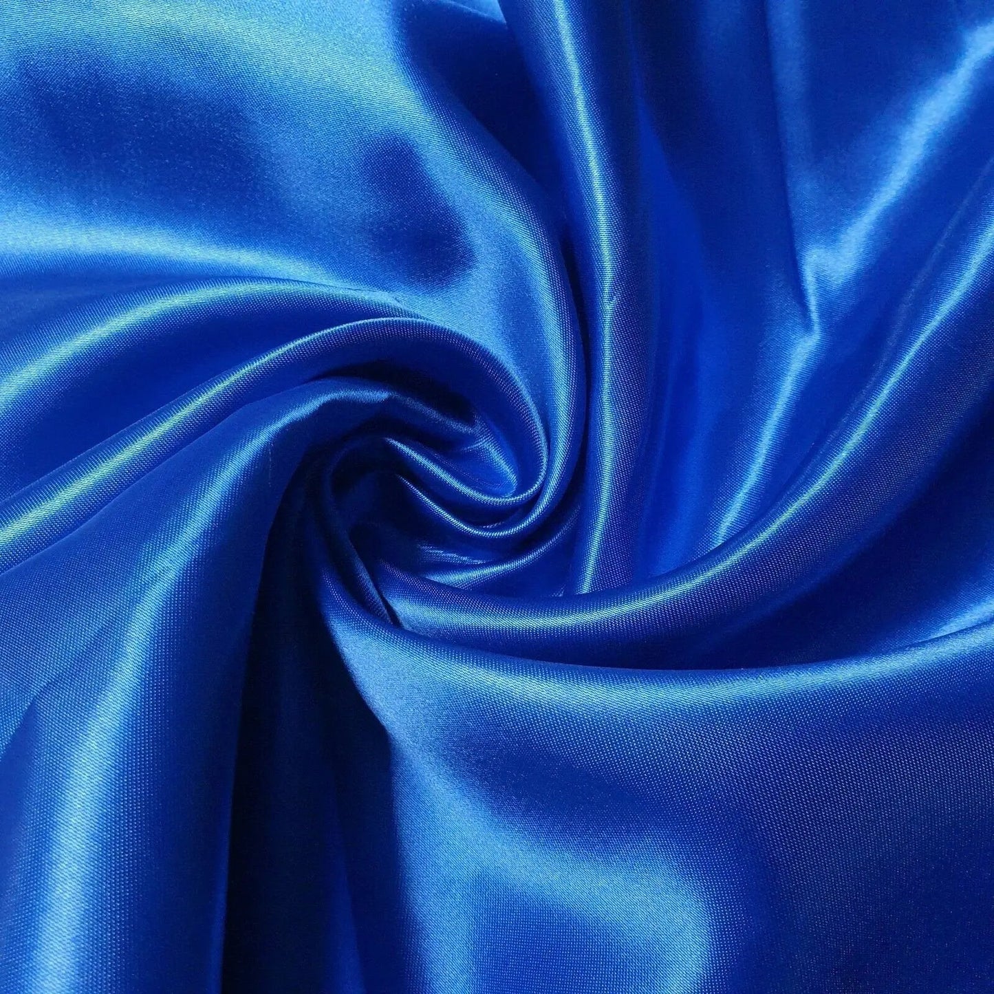 Luxury Poly Silk Satin Fabric | 58" (147cm) Wide Smooth Shiny Plain Material for Dressmaking, Crafts & Weddings â€“ Sold by the Metre