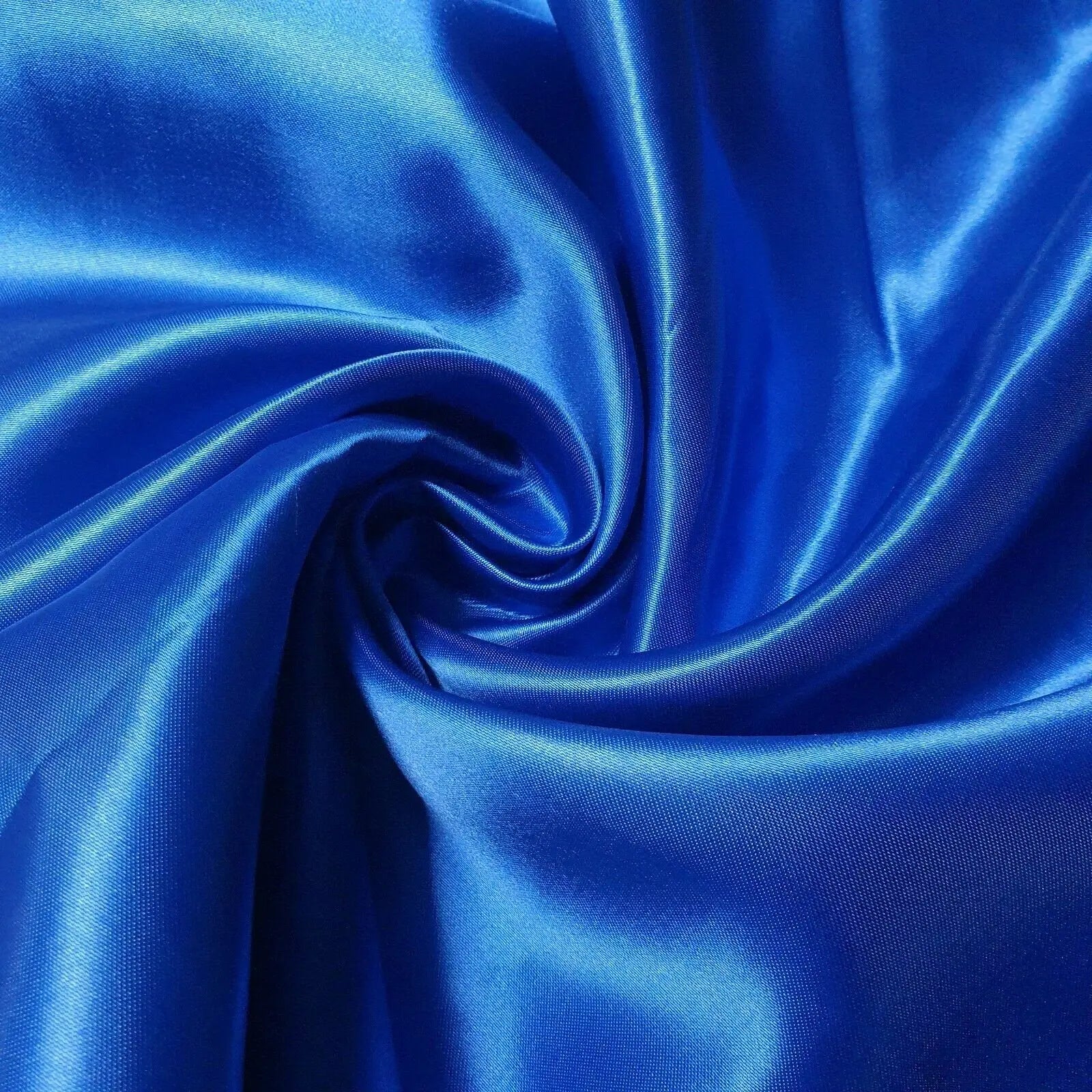 Luxury Poly Silk Satin Fabric | 58" (147cm) Wide Smooth Shiny Plain Material for Dressmaking, Crafts & Weddings â€“ Sold by the Metre