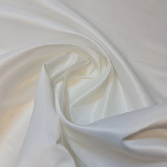 Dull Duchess Satin Fabric | 58" (147cm) Wide Crepe Back Bridal, Prom & Evening Dress Material â€“ Sold by the Metre