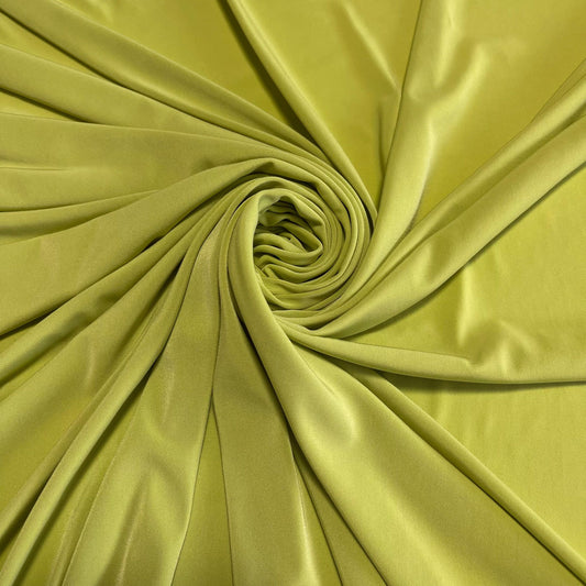 Lime Green ITY Lycra Elastane 4 Way Stretch Spandex Jersey Dress Craft Fabric 58" By The Meter