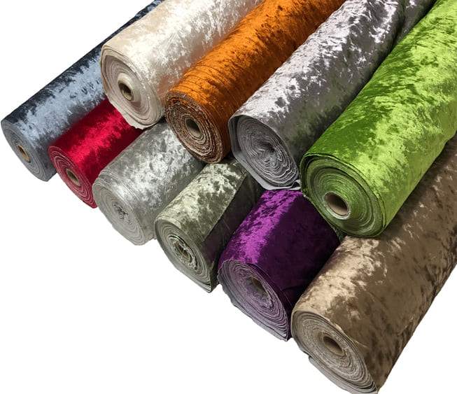 Crush Velour Stretch Fabric