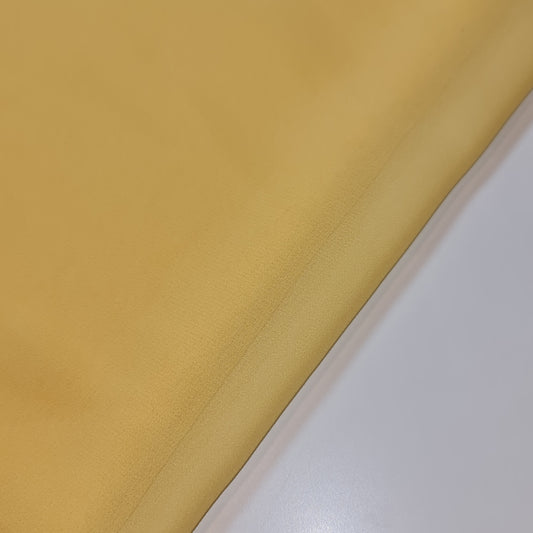 Marigold Chiffon Sheer Fabric Plain Soft Polyester Wedding Arch Dress Craft Material 44" By the Meter