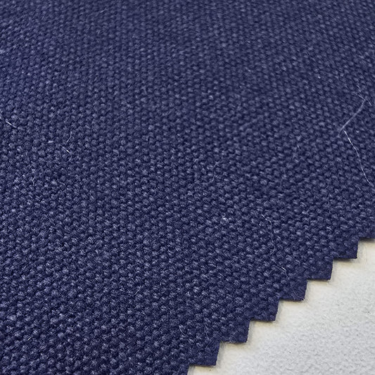 Navy Blue Extra Heavy Canvas Fabric 100% Cotton Upholstery Weight Quality 148cm wide