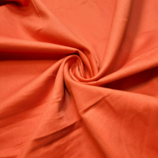 orange cotton dobby fabric uk