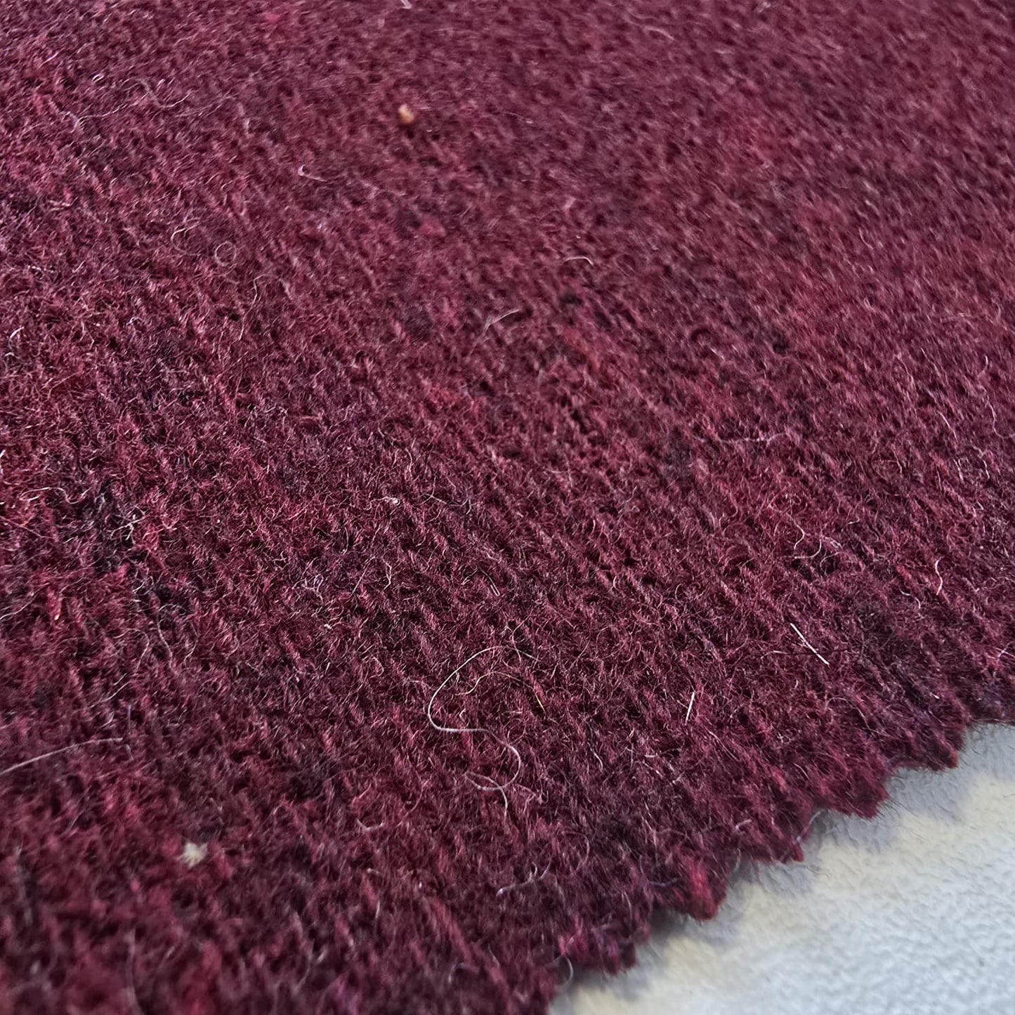 Plum Italian Wool Blend Fabric – Premium Coat, Jacket, Dress & Costume Material – 58" Wide