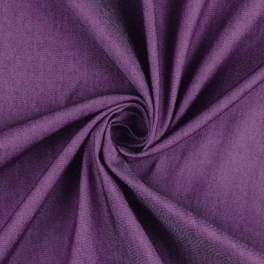 Purple 100% Cotton 10oz Denim Fabric 58" Wide | Sold by the Meter