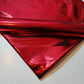 red metallic tricot fabric sold by the metre for christmas