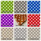 Polka Dot / Star Pattern PVC Vinyl Tablecloth Fabric – 58" Wide, Waterproof, Easy-Clean Party/Event Material By The Meter