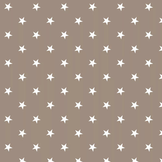 Polka Dot / Star Pattern PVC Vinyl Tablecloth Fabric – 58" Wide, Waterproof, Easy-Clean Party/Event Material By The Meter