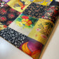 Polyester Raw Silk Material Freda Kahlo Dress Craft Quilting Fabric 44" By The Meter