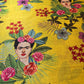 Polyester Raw Silk Material Freda Kahlo Dress Craft Quilting Fabric 44" By The Meter