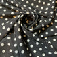 Polka Dot Crepe Chiffon Fabric Craft Dress Costume Material 58" Wide By The Meter