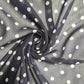 Polka Dot Crepe Chiffon Fabric Craft Dress Costume Material 58" Wide By The Meter