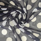 Polka Dot Crepe Chiffon Fabric Craft Dress Costume Material 58" Wide By The Meter