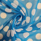 Polka Dot Crepe Chiffon Fabric Craft Dress Costume Material 58" Wide By The Meter