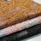 Sequin Embroidery Lace Border Material Dress Craft Wedding Fabric 58" Wide By The Meter