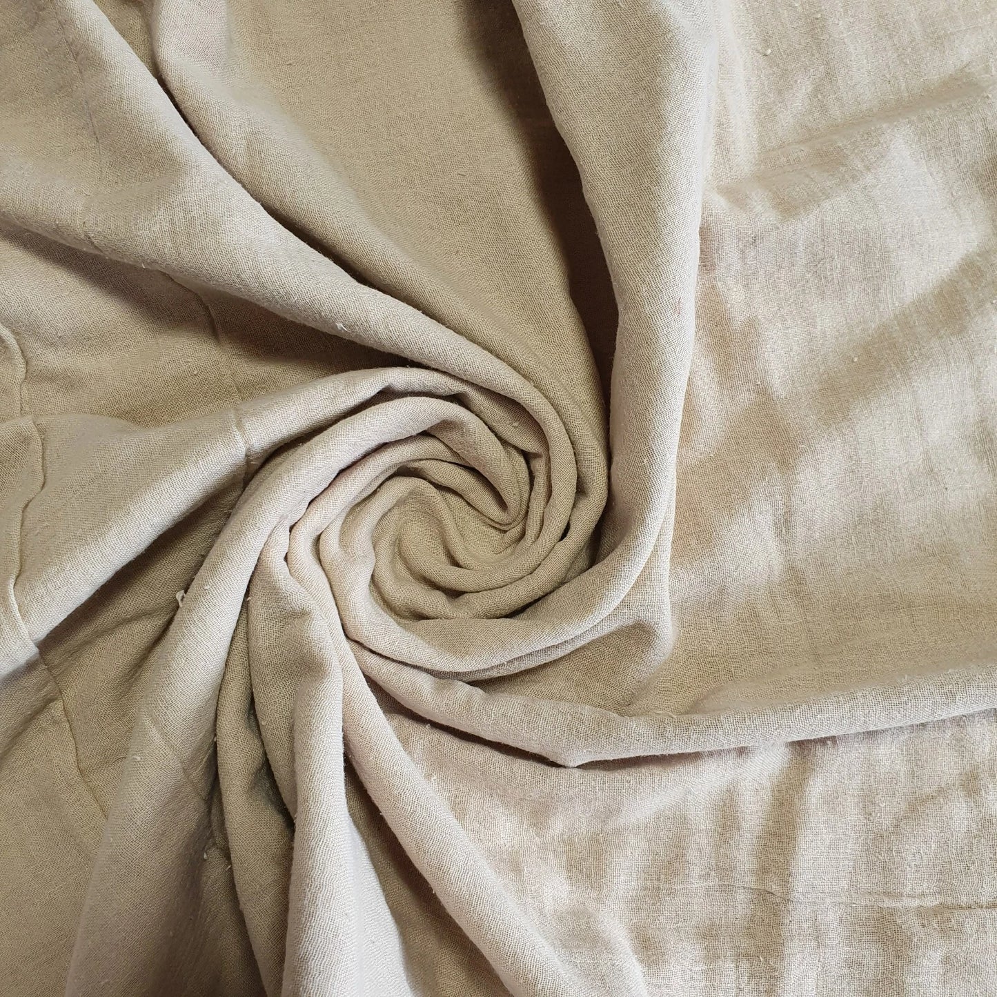 Double Gauze 100% Cotton Fabric Dress Double Cloth Muslin Material Meter 58" Wide