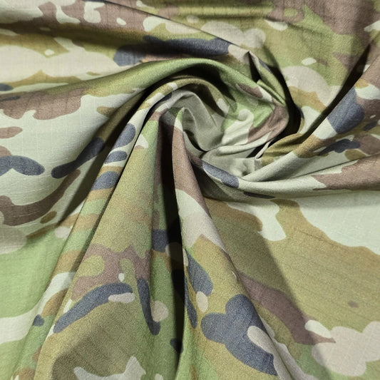 Multicam Camo Green Cotton Material Army Camouflage Dress Craft Jacket Fabric 58" Wide By The Meter