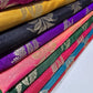 Floral Gold Jacquard Banaras Brocade Dress Craft Fabric 44" Wide By The Meter
