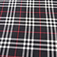 Black & Red Classic Viscose Challis Fabric Check Plaid Tartan Soft Drape Rayon Dress Material 58" Wide By The Meter