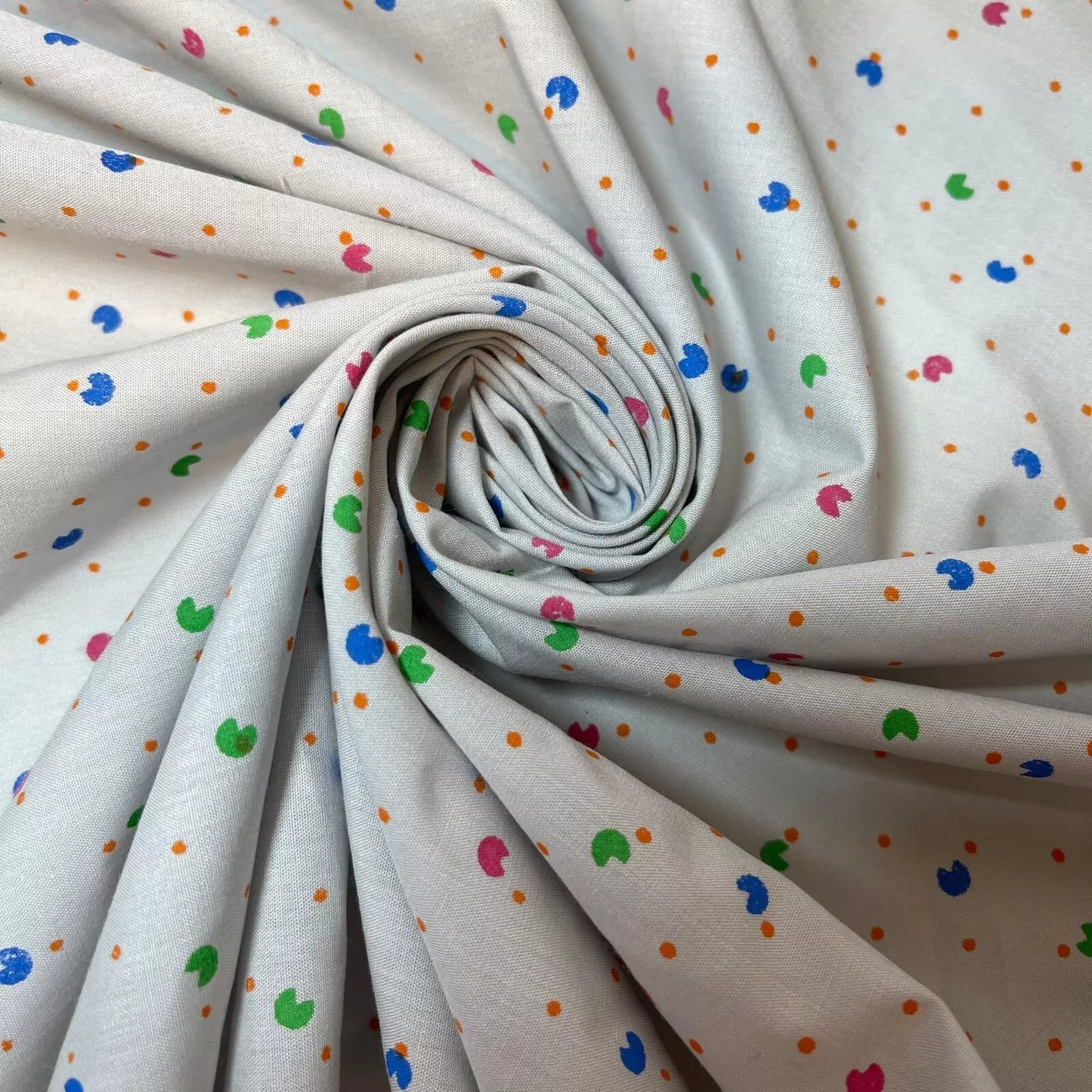 100% Cotton Vintage Material Novelty Floral Dress Craft Quilting Fabric 44" Wide By The Meter
