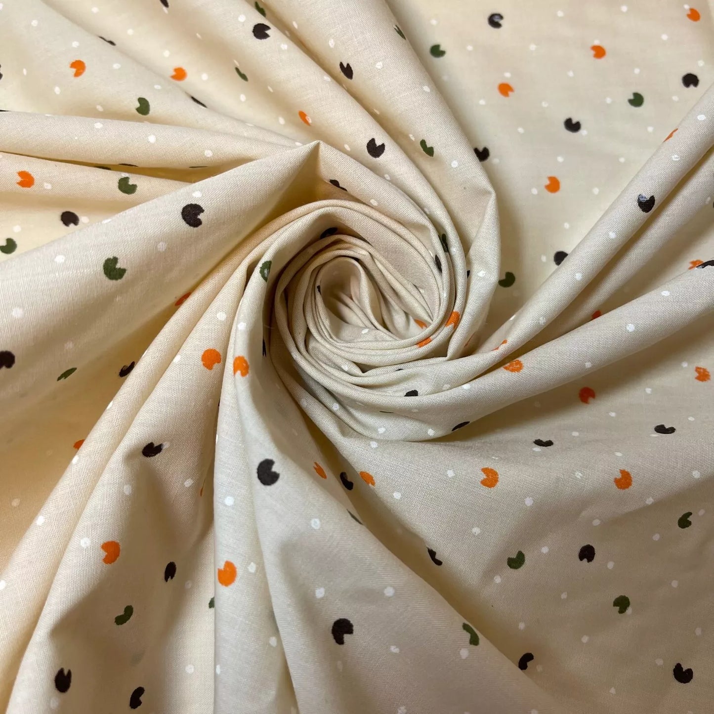 100% Cotton Vintage Material Novelty Floral Dress Craft Quilting Fabric 44" Wide By The Meter