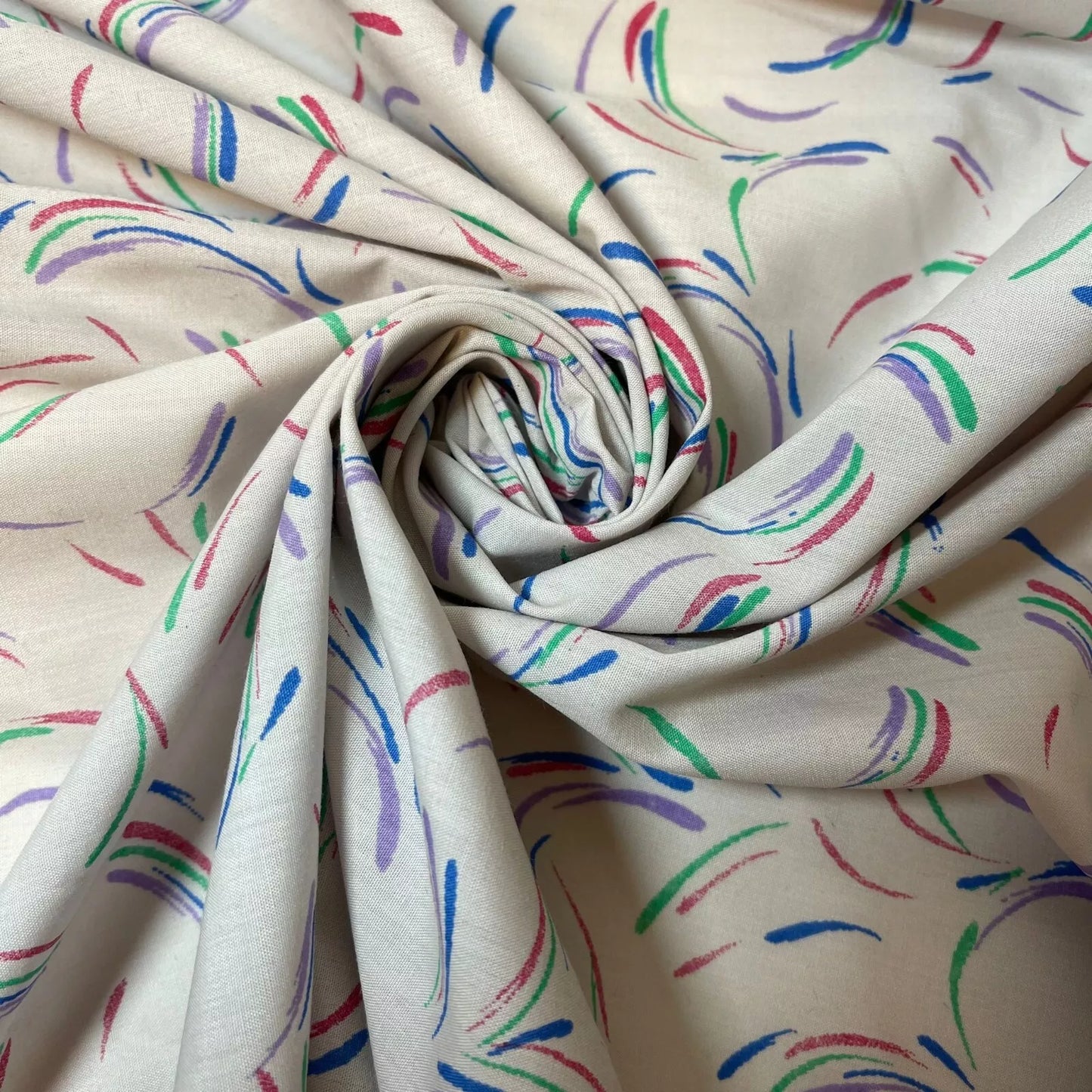 100% Cotton Vintage Material Novelty Floral Dress Craft Quilting Fabric 44" Wide By The Meter
