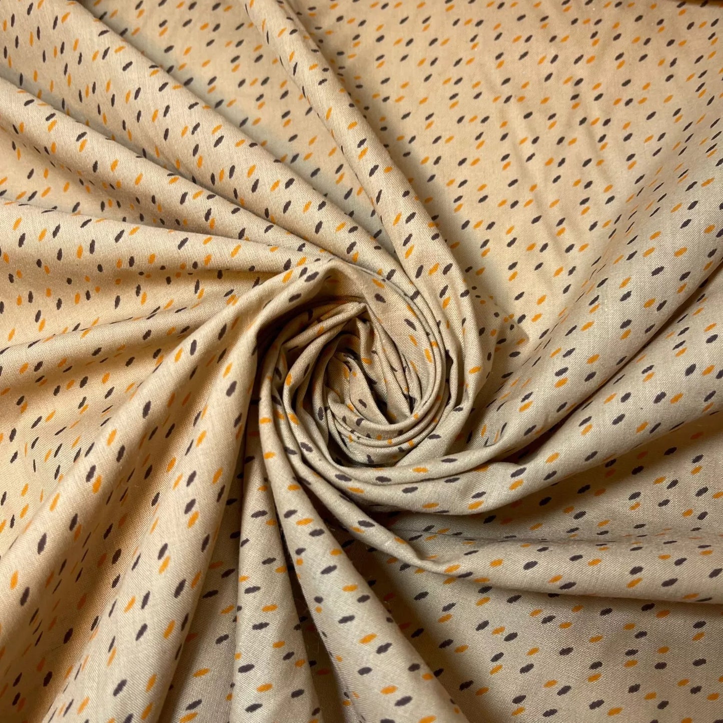 100% Cotton Vintage Material Novelty Floral Dress Craft Quilting Fabric 44" Wide By The Meter