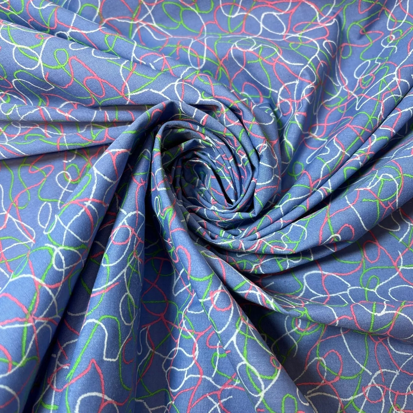 100% Cotton Vintage Material Novelty Floral Dress Craft Quilting Fabric 44" Wide By The Meter