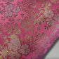 Metallic Floral Brocade Fabric Dress Craft Costume Material By Meter 44" Wide By The Meter