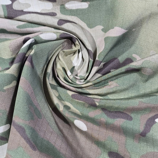 Woodland (MTP-Style) Camo Green Cotton Material Army Camouflage Dress Craft Jacket Fabric 58" Wide By The Meter