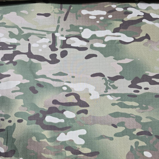 Woodland (MTP-Style) Camo Green Cotton Material Army Camouflage Dress Craft Jacket Fabric 58" Wide By The Meter