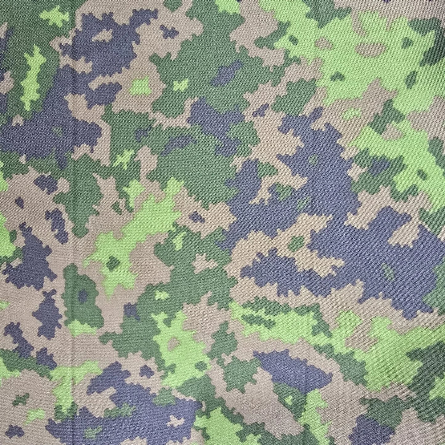 Flecktarn / Digital Woodland Hybrid Green Cotton Material Army Camouflage Dress Craft Jacket Fabric 58" Wide By The Meter