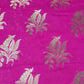 Floral Gold Jacquard Banaras Brocade Dress Craft Fabric 44" Wide By The Meter