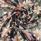 Black Floral Chiffon Sheer Material Dress Craft Decor Fabric 44" By The Meter