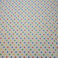 MULTI DOTS PEA PIN SPOTTY POLKA DOT POLYCOTTON FABRIC DRESS QUILTING MATERIAL 44"