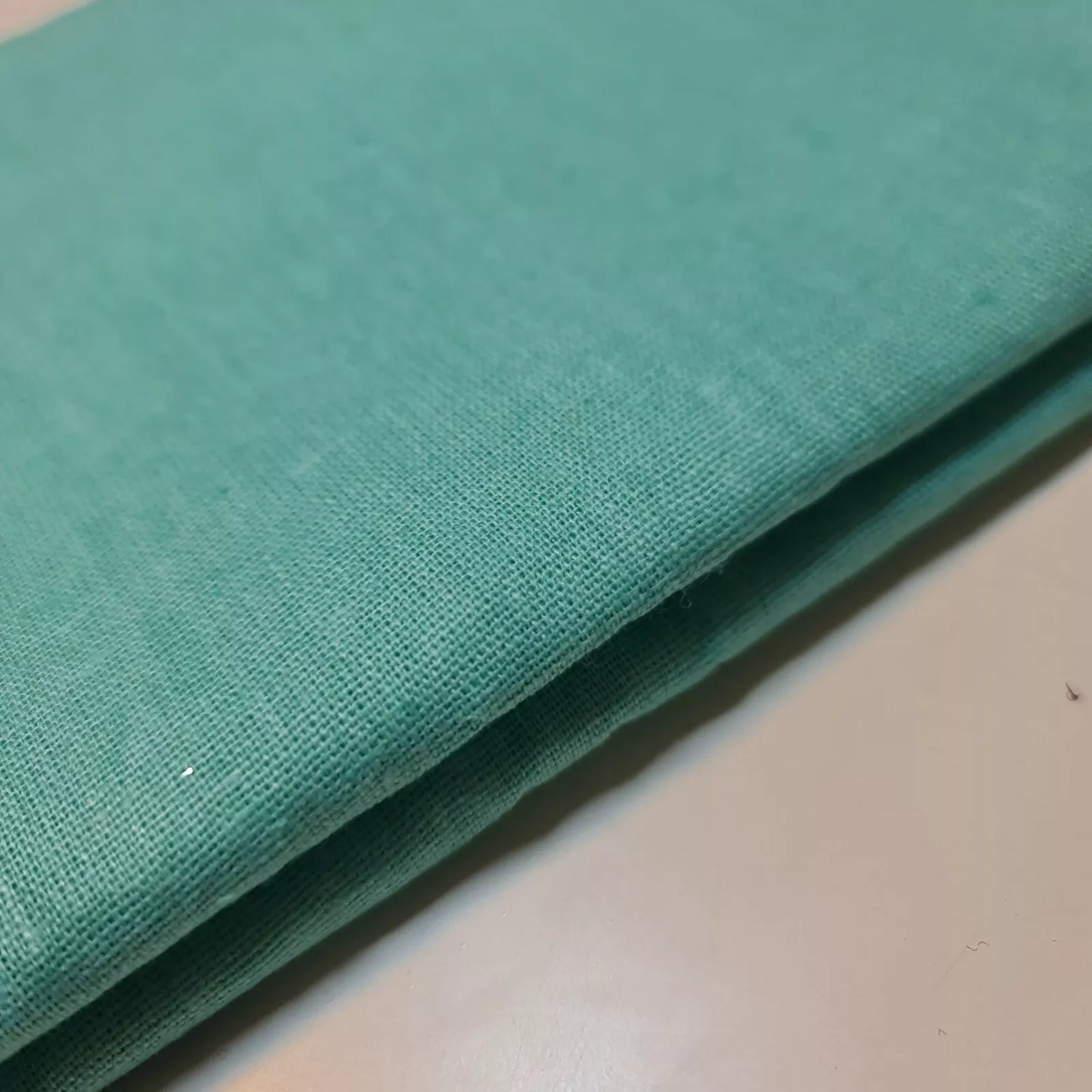 Mint Green Cotton Calico Canvas Natural Craft Patchwork Fabric Material 58" (20 Meter Roll)