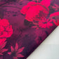 Pink Jungle Chiffon Sheer Material Dress Craft Decor Fabric 44" By The Meter