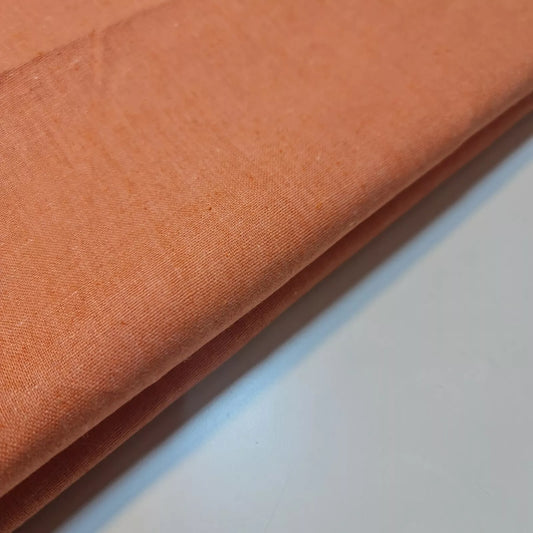 Orange Cotton Calico Canvas Natural Craft Patchwork Fabric Material 58" (20 Meter Roll)